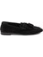 Kadın Süet Loafer Ayakkabı DG6028 1