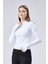 Basic Bisiklet Yaka Uzun Kollu Slim Fit Kadın Body T-Shirt 3