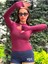 Basic Bisiklet Yaka Uzun Kollu Slim Fit Kadın Body T-Shirt 2