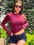 Basic Bisiklet Yaka Uzun Kollu Slim Fit Kadın Body T-Shirt 3