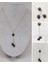 Lal (Garnet-Granat) Taşı Zincirli Kolye (8924) 1