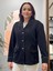 Mevsimlik Düşük Omuz Regular Fit Blazer Kot Ceket. 2
