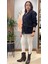 Mevsimlik Düşük Omuz Regular Fit Blazer Kot Ceket. 4