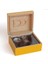Sarı-Karbon Desenli Puro Humidor Seti 5
