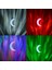 Kuzey Işıkları Yıldız Projeksiyon Lambası Ay Projektör Gece Lambası Müzikli - 1 Adet 5