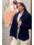 Mevsimlik Düşük Omuz Regular Fit Blazer Kot Ceket. 1