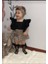 Kız Bebek Salopet Elbise Leopar 2
