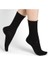 Roll Top Lastiksiz Kadın Siyah Bambu Soket Çorap 2