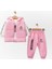 Baby Marka Moşino Desen Baskı Yelekli Üçlü Takım Unisex 6-36 Ay 1