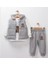 Baby Marka Wilton Desen Baskı Yelekli Üçlü Takım Unisex 9-36 Ay 1