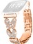 Fitbit Versa / Versa 2 Watch Band Rhinestones Dekor Alaşım Metal Kayış (Yurt Dışından) 1