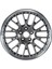 -E441-06 8.0X18-5X100 ET35 67.1 Gun Metal Lip Jant (4 Adet) 2