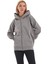 Unisex Şardonlu Oversize Fermuarlı Kapşonlu Sweat 2