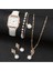 Kadın Saat Seti Kolye Bileklik Küpe Saat 2