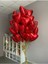 Kırmızı Kalpli Folyo Uçan Balon 5 Adet 18 Inç 45 cm Sevgililer Günü Balonu 2