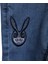 Tavşan Nakışlı Taş Işlemeli Jeans Pantolon 2