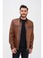 Basics&more Erkek Fermuar Detaylı Hakiki Deri Ceket - SRY27 2