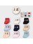 Baby Marka Moşino Desen Çorap Set Unisex 0-6 Ay 3 Lü Set 1