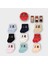 Baby Marka Wilton Desen Çorap Set Unisex 0-6 Ay 3 Lü Set 1