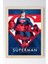 Superman Çerçeveli Tablo - Film Posteri Tablo 1