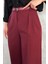 Kadın Kemer Detaylı Palazzo Kesim Pantolon 2