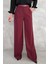Kadın Kemer Detaylı Palazzo Kesim Pantolon 3