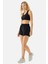Superstacy Rose Taytlı Siyah Spor Şort SS7502 2