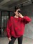Kalp Nakışlı 3 Iplik Şardonlu Sweatshırt 1