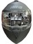 FR-961 Çene Açılır Kask Mat Siyah 3