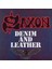 Saxon / Denim And Leather (40TH Anniversary - Red W/ Black Splatter Vinyl) (Plak) 2