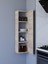Kapaklı Raflı Banyo Dolabı, Ince Çok Amaçlı Dolap 104 x 31 cm 3