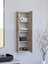 Kapaklı Raflı Banyo Dolabı, Ince Çok Amaçlı Dolap 104 x 31 cm 4