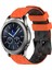 Samsung Gear S3 Clic Turuncu+Siyah Için Iki Renkli Silikon Saat Bandı (Yurt Dışından) 1