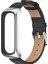 Samsung Galaxy Fit 2 Siyah Gümüş Için Mikrofiber Deri Watch Band (Yurt Dışından) 2
