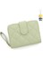Basit Bayan Cüzdan Kısa Akordon Kart Yuvası Toka Para Cüzdanı Kimlik Çantası Fermuarlı Clutch (Yurt Dışından) 1