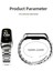 Samsung Galaxy Fit 2 Gümüş Için Paslanmaz Ste Watch Band (Yurt Dışından) 2