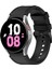 Samsung Galaxy Watch 6 Siyah Için Silikon Deri Kayış (Yurt Dışından) 1