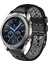 Samsung Gear S3 Classic Siyah+Gri Için Silikon Saat Bandı (Yurt Dışından) 1