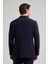 Çizgili Desen Gofreli Mono Yaka Esnek 6 Drop Slim Fit Ceket 1002250122 5