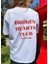 Broken Hearts Club Baskılı Unisex Pamuk Beyaz T-Shirt 1