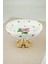 Pink Rose Gold Metal Ayaklı Tabak 1
