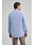 Uzun Kol Desenli Armürlü Sert Yaka Cepli Pamuklu Classic Comfort Fit Gömlek 1004250171 5