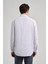 Uzun Kol Çizgili Desen Bez Ayağı Sert Yaka Cepli Pamuklu Classic Comfort Fit Gömlek 1004250172 5