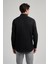 Uzun Kol Desenli Armürlü Sert Yaka Cepli Pamuklu Classic Comfort Fit Gömlek 1004250171 5