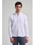 Uzun Kol Desenli Armürlü Düğmeli Yaka Cepsiz Pamuklu Casual Slim Fit Gömlek 1004250206 1