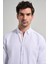 Uzun Kol Desenli Armürlü Düğmeli Yaka Cepsiz Pamuklu Casual Slim Fit Gömlek 1004250206 4