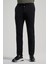 Siyah Esnek Yandan Cepli Casual Slim Fit Jogger Pantolon 1003250118 1