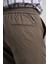 Koyu Haki Pamuklu Yandan Cepli Casual Comfort Fit Jogger Pantolon 1003250110 5
