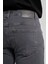 Koyu Antrasit Düz Gabardin Pamuklu 5 Cep Slim Fit Casual Denim Pantolon 1023245158 5