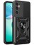 Realme C65 4g ile Uyumlu Ares Serisi Yüzük Standlı Kamera Korumalı Sürgülü Sert Kılıf 1